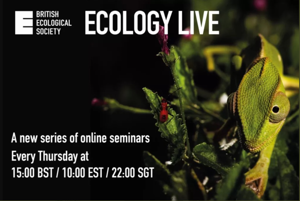 British Ecological Society: Ecology Live online seminars