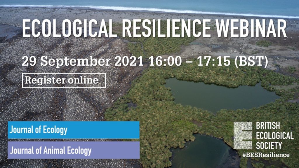 British Ecological Society: Ecological Resilience Webinar